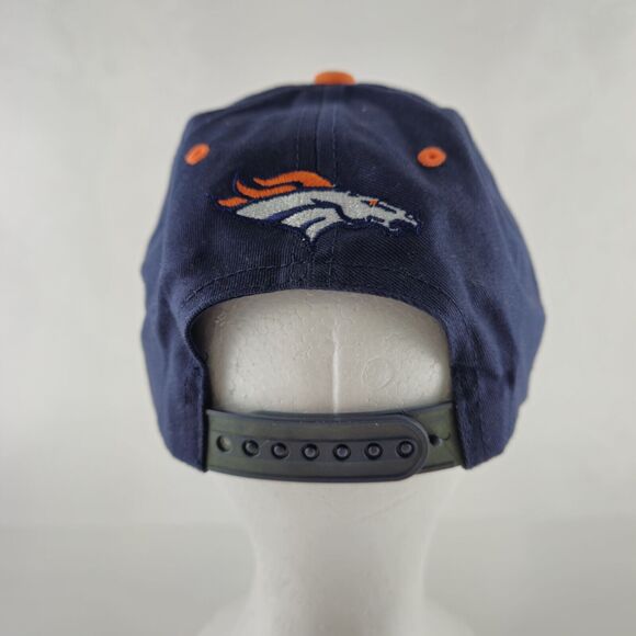 Denver Broncos Hat Cap NFL Team Apparel Orange Logo Adjustable Snap Back - Picture 7 of 12